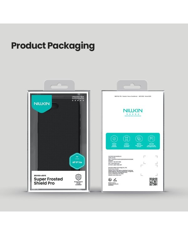Nillkin Super Frosted PRO Back Cover Чехол для Apple iPhone 16e