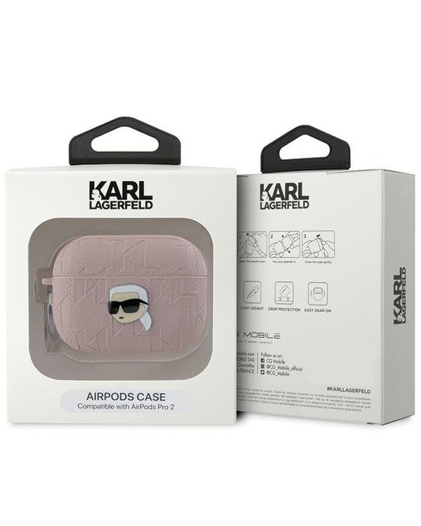Karl Lagerfeld KLAP2PGKIPP Чехол для Apple AirPods Pro 2