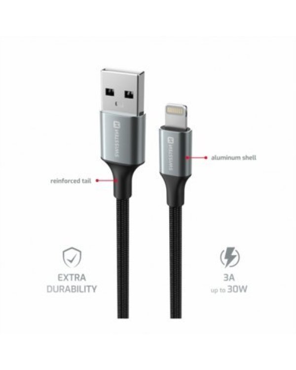 Swissten Textile II USB - Lightning кабель для передачи данных и зарядки 1.5m