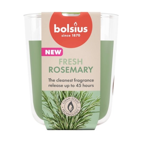 Bolsius True Scents Ароматическая Свеча 80x73mm Rosemary