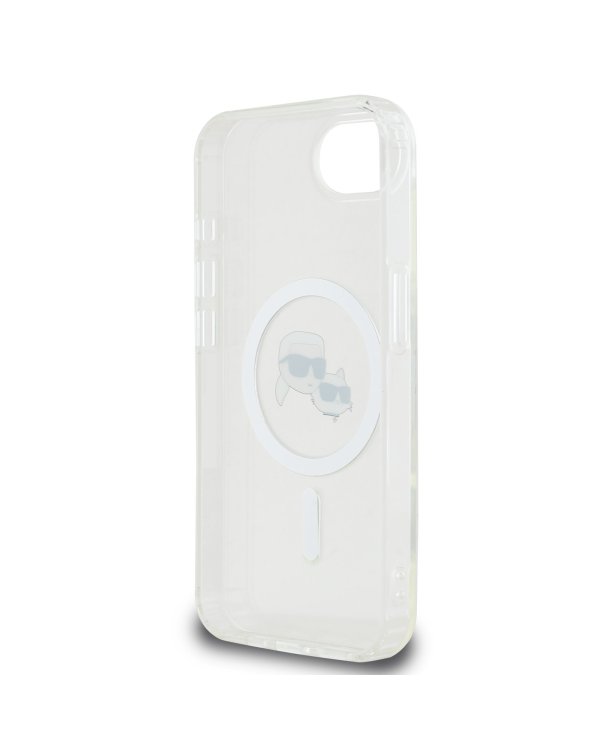 Karl Lagerfeld IML K&CH Heads Metal Frame MagSafe Case Чехол для Apple iPhone 16e