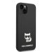 Karl Lagerfeld Liquid Silicone Choupette Защитный чехол для iPhone 14 Plus / чёрный