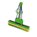 Sauber 24801022 Щетка для мытья с телескопической ручкой / Зеленая