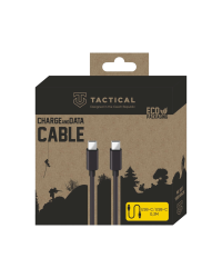 Tactical Smooth Thread USB-C/USB-C Кабель 0.3m / чёрный