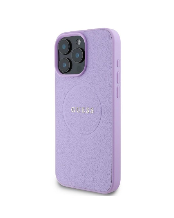 Guess PU Grained Classic Logo MagSafe Case Чехол для Apple iPhone 16 Pro