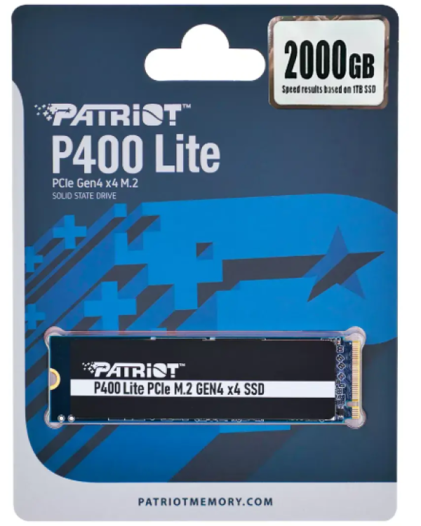 Patriot P400LP2KGM28H SSD диск 2TB / M.2 / PCIe Gen4x4 / 3500 MB/s