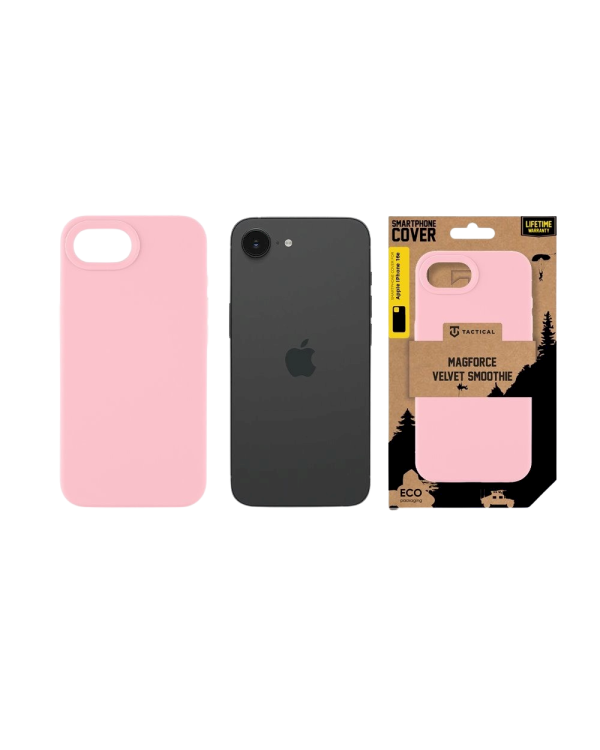 Tactical MagForce Velvet Smoothie Cover Защитный чехол для Apple iPhone 16e / розовая пантера