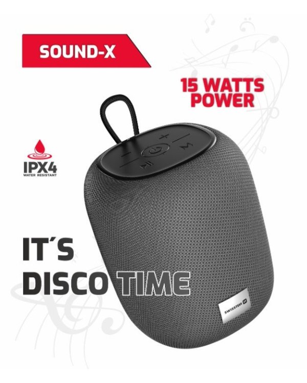 Swissten SOUND-X Портативная Колонка Bluetooth USB / Micro SD / 15W / AUX