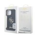 Guess PU Grained 4G Logo Stand Camera Frame Case Защитный чехол для iPhone 13 / чёрный