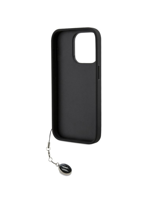 Дополнительное изображение книги «Karl Lagerfeld PU Saffiano Rhinestone Charm Case Защитный чехол для iPhone 15 Pro / чёрный»