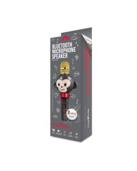 Maxlife Animal MX-100 Bluetooth Микрофон Караоке с Колонкой / 5W / Голосовой Модулятор / Черный / BOX DAMAGED