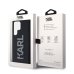 Karl Lagerfeld 3D Rubber Glitter Logo Защитный чехол для Samsung Galaxy S24 Ultra / чёрный