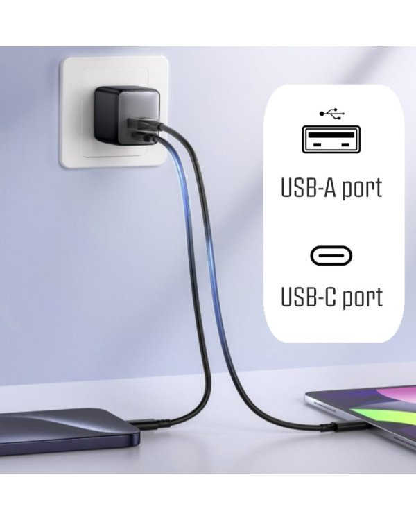 iPeax GaN USB / USB-C Зарядное устройство 25W