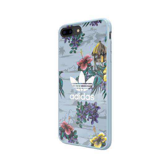 Adidas Floral Case Пластмассовый чехол для Apple iPhone X / XS Синий