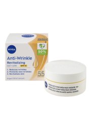 Nivea Anti-Wrinkle + Revitalizing Дневной Крем 55+ 50ml