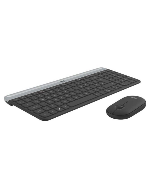 Logitech MK470 Slim Беспроводной комплект клавиатуры + Мышь (RUS)