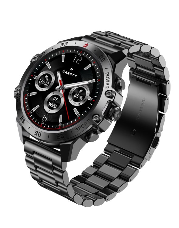 Garett V14 Black steel Смарт-часы