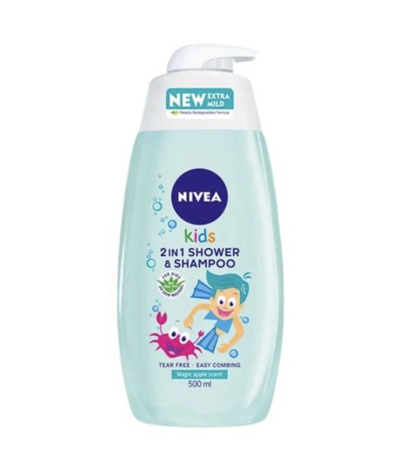 Nivea Kids 2in1 Гель-Шампунь 500ml Nivea Kids 2in1 Гель-Шампунь 500ml