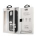 Karl Lagerfeld MagSafe Liquid Silicone Karl and Choupette Защитный чехол для iPhone 14 Plus / чёрный
