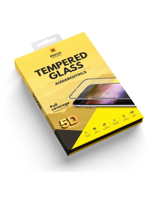 Mocco Full Glue 5D Signature Edition Tempered Glass Защитное стекло для Apple iPhone X / XS Черное