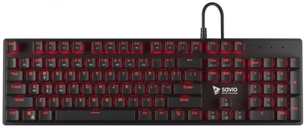 Обложка книги «SAVIO Tempest RX FULL Механическая игровая клавиатура с подсветкой / Anti Ghosting»