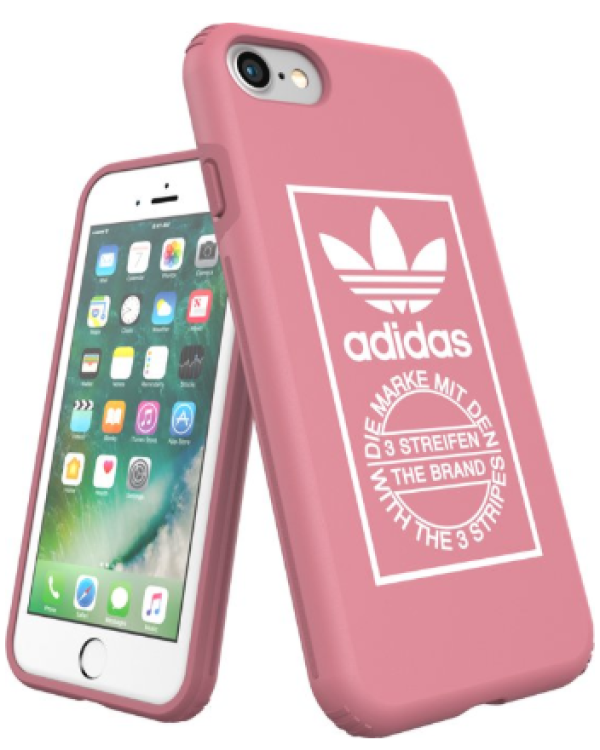 Adidas Snap Case Пластмассовый чехол для Apple iPhone 7 / 8 Розовый