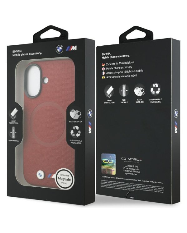 BMW M FW Metal Logo MagSafe Case Защитный Чехол для Apple iPhone 17