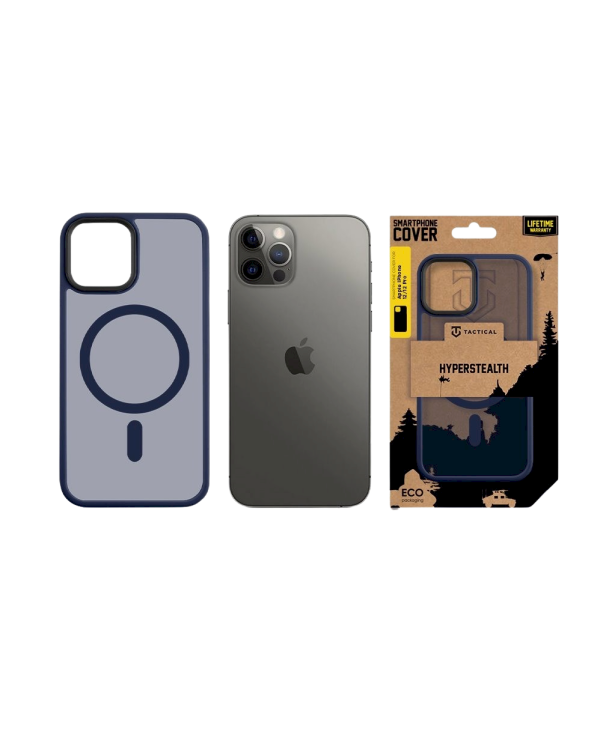 Дополнительное изображение книги «Tactical MagForce Hyperstealth Cover Защитный чехол для iPhone 12/12 Pro / тёмно-синий»