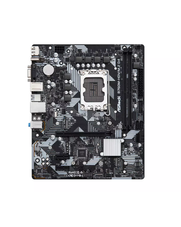 Asrock B760M-HDV M.2 D4 Материнская плата Micro-ATX / Intel B760 / LGA1700 / DDR4 / M.2