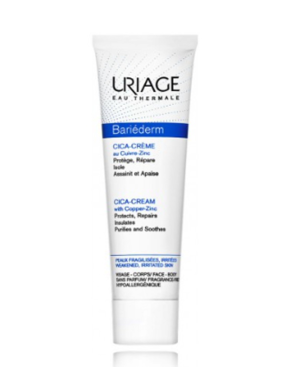 Uriage Bariederm Repairing Cica-cream With Cu-Zn Kрем 40 ml