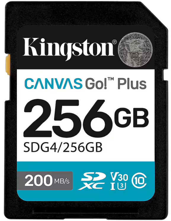 Kingston SDG4 Карта Памяти SDXC 256GB