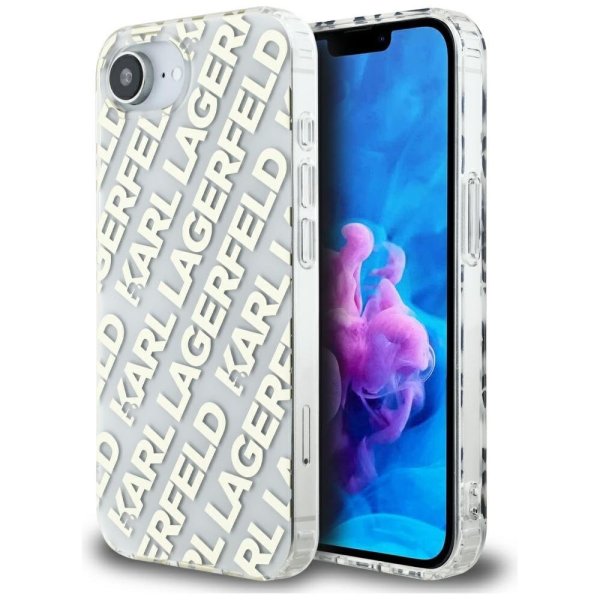 Обложка книги «Karl Lagerfeld IML Repeat Logo Case Чехол для Apple Apple iPhone 16e»