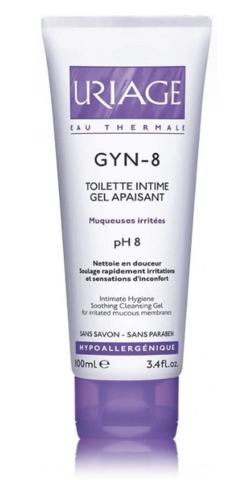 Uriage Gyn-8 Успокаивающий очищающий гель для интимной гигиены 100 ml