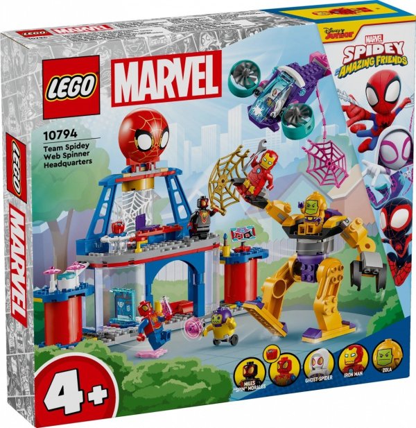 LEGO Team Spidey Web Spinner Headquarters Конструктор