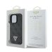 Guess Leather 4G Triangle Strass Защитный Чехол для Apple iPhone 16 Pro Max