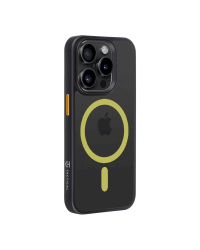 Tactical MagForce Hyperstealth 2.0 Защитный чехол для iPhone 15 Pro / чёрный/жёлтый