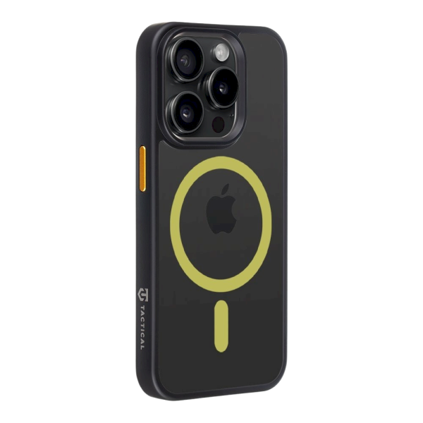 Обложка книги «Tactical MagForce Hyperstealth 2.0 Защитный чехол для iPhone 15 Pro / чёрный/жёлтый»