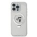 Karl Lagerfeld Ringstand Karl and Choupette MagSafe Защитный чехол для iPhone 16 Pro Max / белый