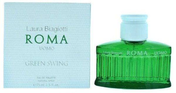 Laura Biagiotti Roma Uomo Green Swing Парфюм EDT 75 ml