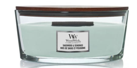 Woodwick Sagewood & Seagrass Aроматическая свеча 453,6 g