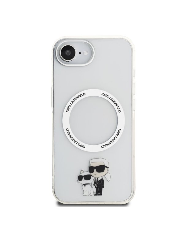 Karl Lagerfeld IML Karl and Choupette MagSafe Case Чехол для Apple iPhone 16e