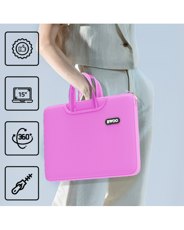BWOO Neoprene Сумка для ноутбука 15" Pink