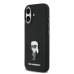 Обложка книги «Karl Lagerfeld Liquid Silicone Metal Ikonik Case Защитный чехол для iPhone 17 / чёрный»