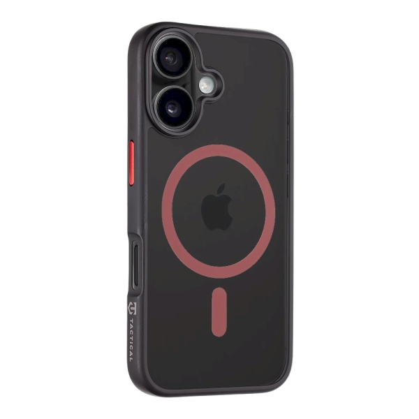 Обложка книги «Tactical MagForce Hyperstealth 2.0 Cover Защитный чехол для iPhone 16 / чёрный/красный»
