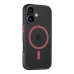 Обложка книги «Tactical MagForce Hyperstealth 2.0 Cover Защитный чехол для iPhone 16 / чёрный/красный»