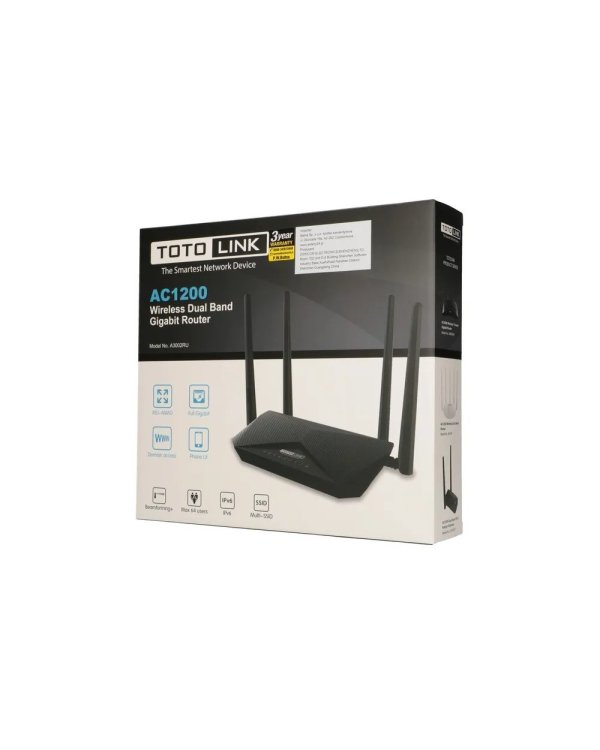 Totolink AC1200 WiFi A3002RU Dual-Band Gigabit Pоутер