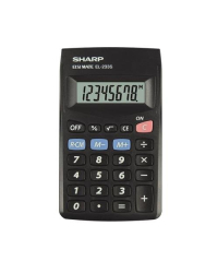 Sharp SH-EL233SBBK Карман Mini Kалькулятор черный