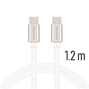 Swissten Textile Универсальный Quick Charge 3.0 USB-C - USB-C Кабель данных 1.2м