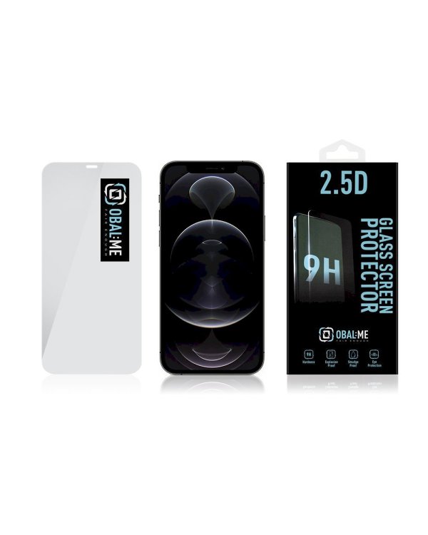 OBAL:ME 2.5D Glass Screen Protector Защитное стекло для Apple iPhone 12/12 Pro / прозрачный