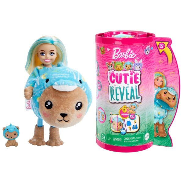 Barbie Cutie Reveal Chelsea Teddy Bear Dolphin Кукла